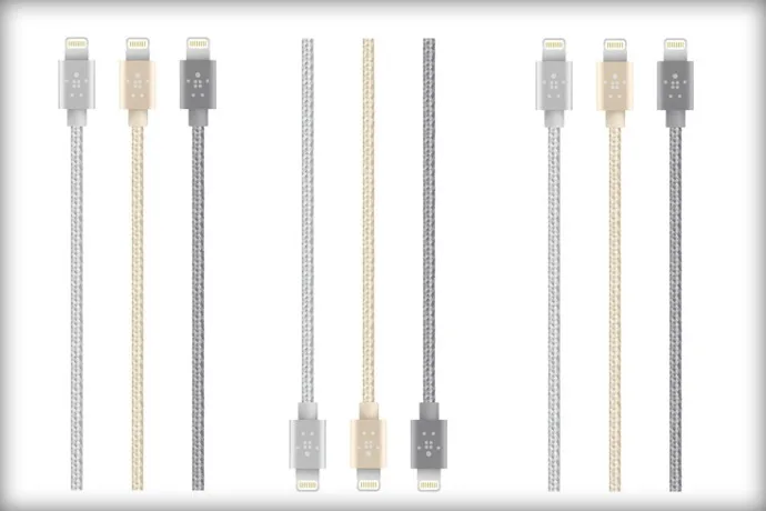 Belkin MIXIT metallic cables now match your MacBook or iDevices