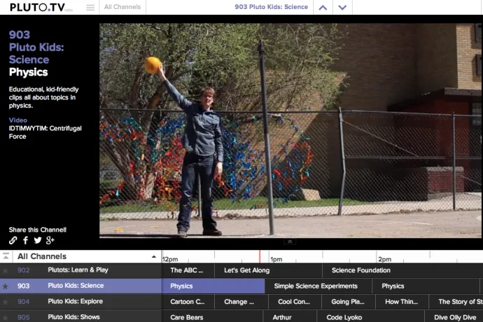 Pluto.TV online video channel