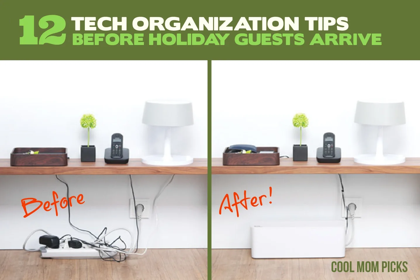 12 tech organization tips to get your home ready for the holidays