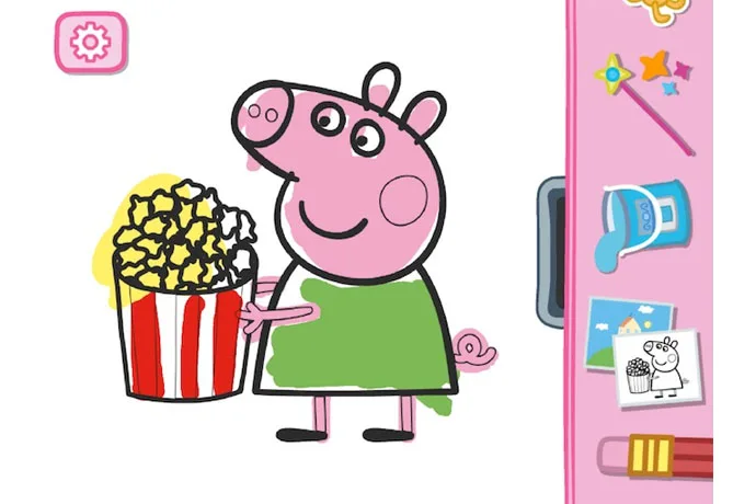 Free Peppa Pig App: Peppa's Paintbox