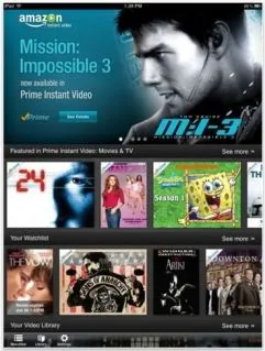 Amazon Instant Video comes to the iPad, yay!