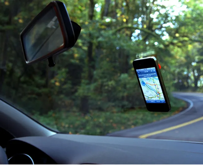 barnacle iphone car mount