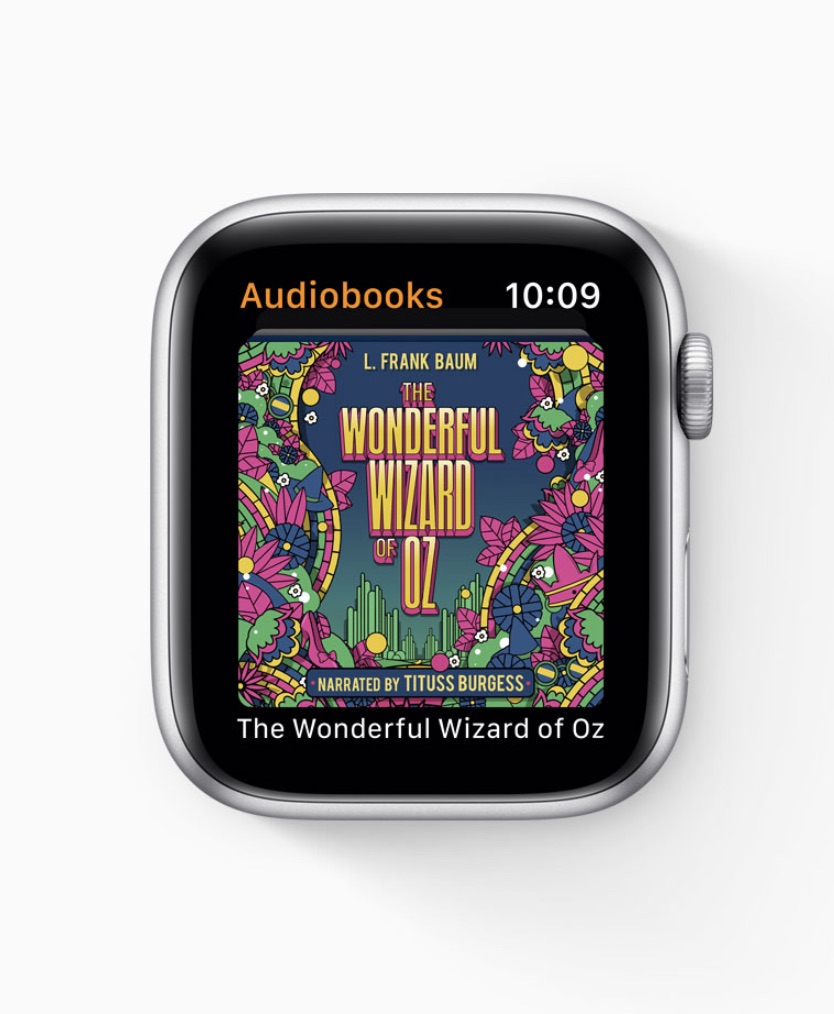 The new Audio Books app syncs your current title to your Apple Watch automatically