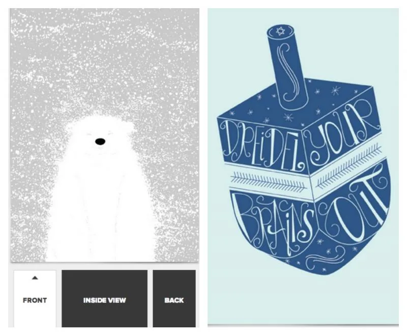 A new online card service that lets you customize and send without leaving the warmth of your laptop. Also? Threadless.