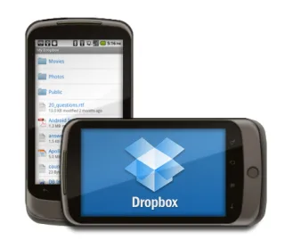 Dropbox and Android sitting in a tree