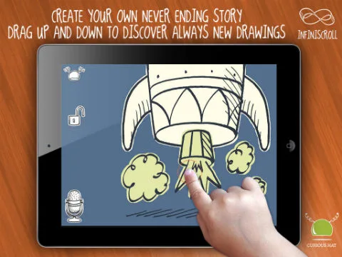 InfiniScroll gets kids creating their own stories. Awesome stories.
