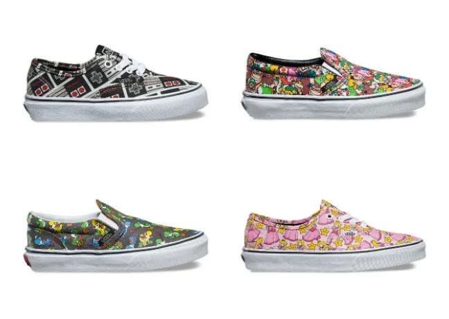 The new Nintendo Vans hit stores today and wow, they're cool