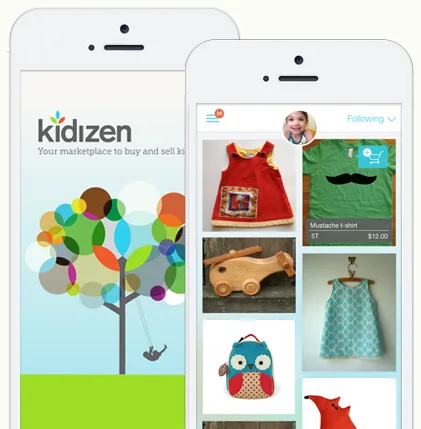 Kidzen app - Childrens' clothing consignment