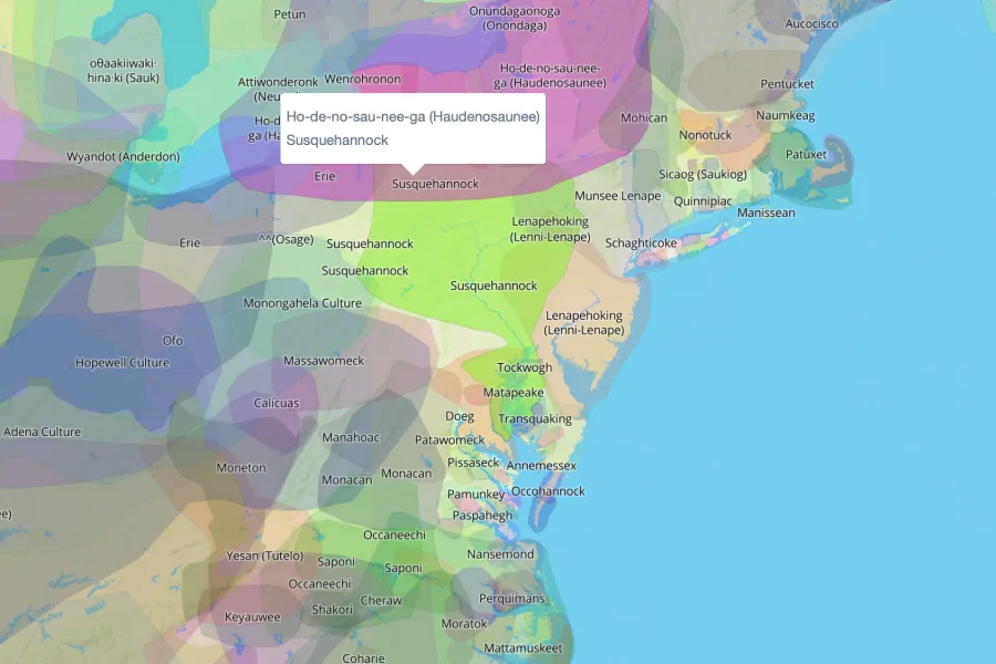Trace your town's history with this interactive Native Land map