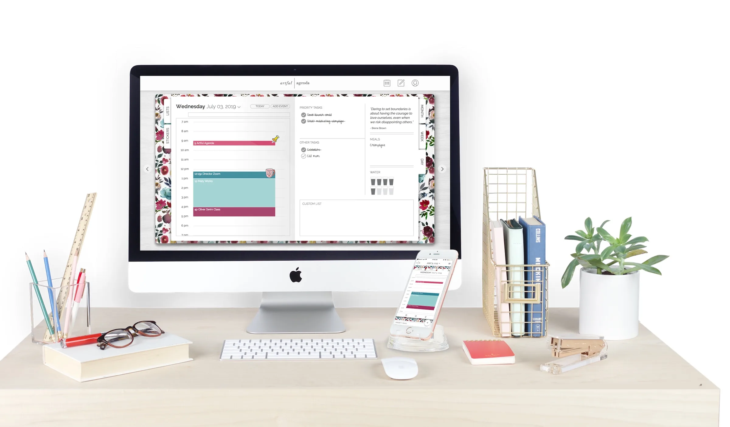 The Moleskine Smart Planner combines paper + digital