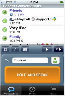 HeyTell turns smart phones into walkie talkies
