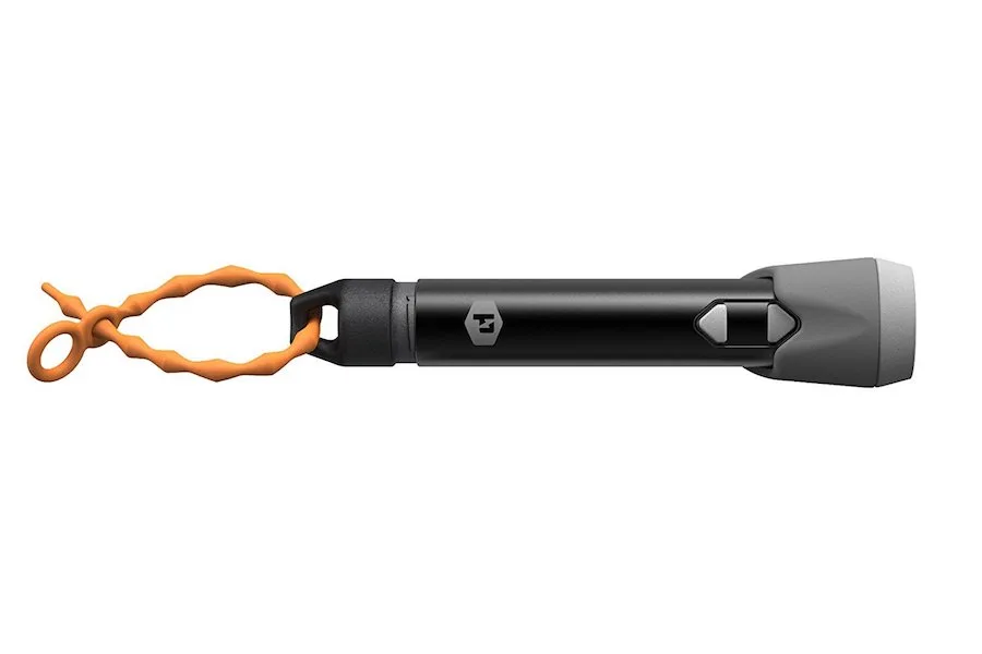 Sparkr waterproof LED flashlight doubles as a lantern and has a plasma lighter at the other end. Must-have!
