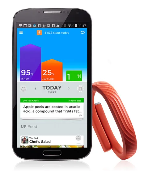 Jawbone UP24 app for Android