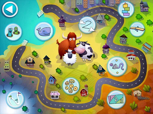 Drive About Number Neighborhood: One of the best beginning math apps for kids