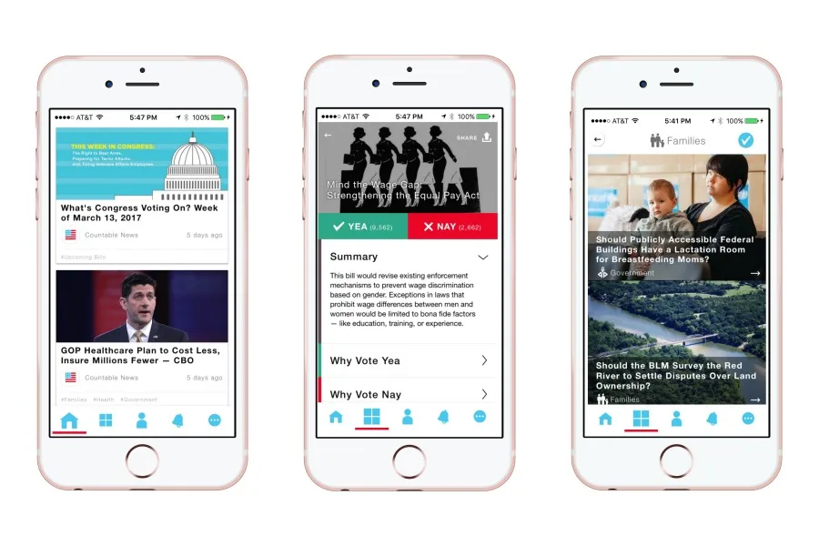 The best political apps to help make your voice heard: Countable for iOS and Android