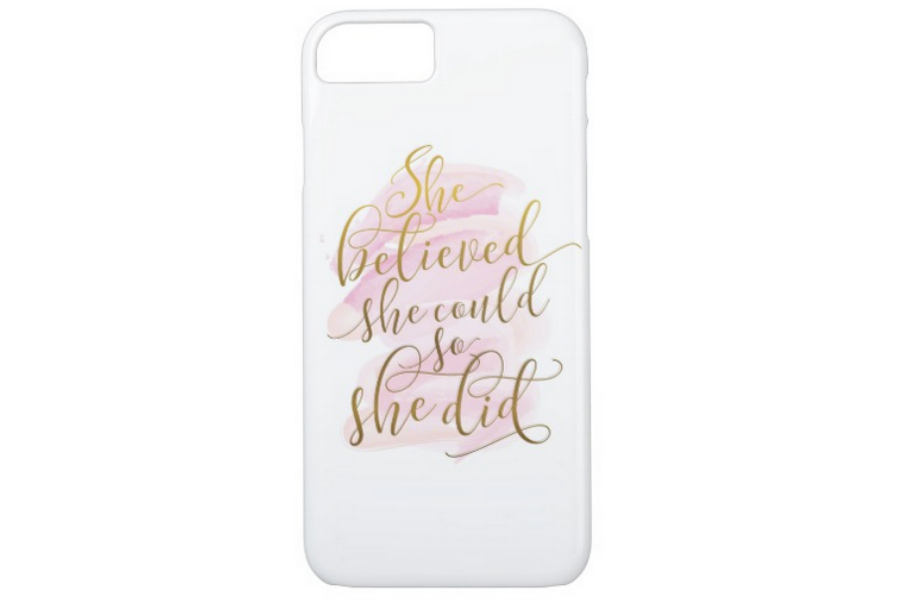 iPhone 8 Cases: She Believed She Could