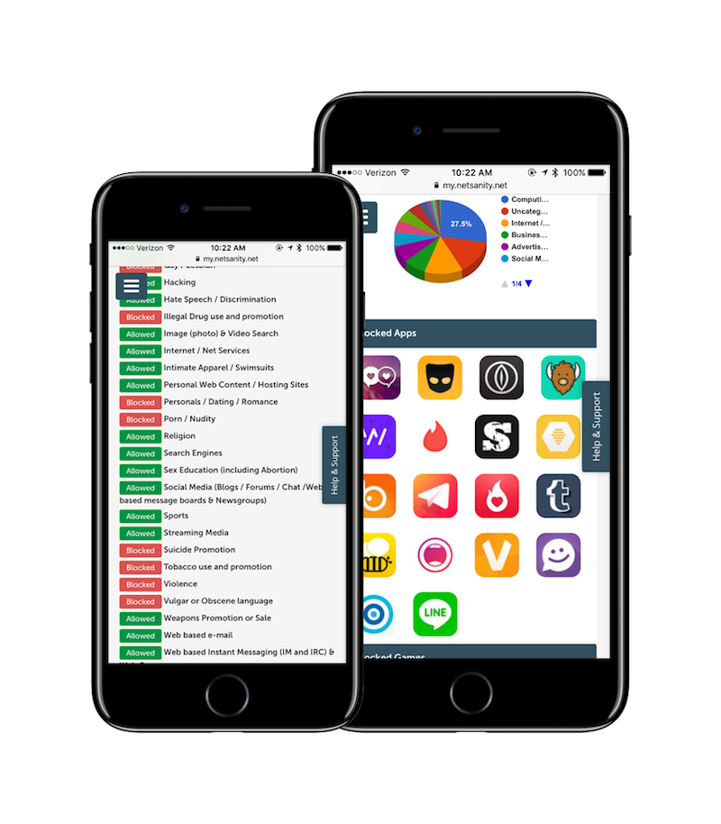 Netsanity is an essential safety service for kids on phones, with features like an automatic AppBlocker and GameBlocker | sponsor
