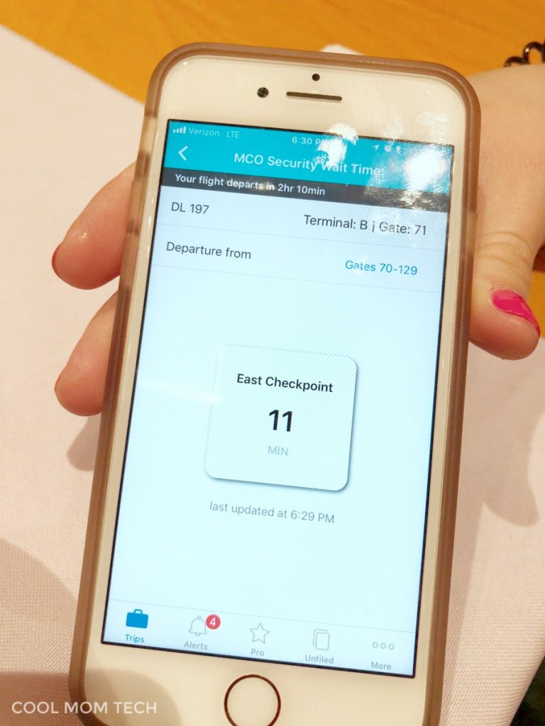 The new TripIt Pro feature lets you track security line wait times, real time! | Cool Mom Tech