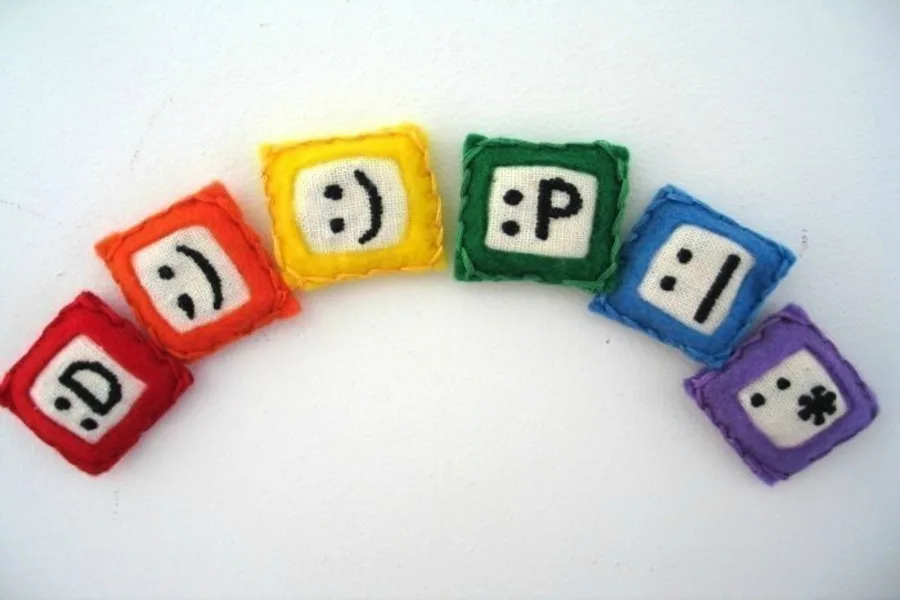 Emoticon Magnets: You've got me feeling emoticons