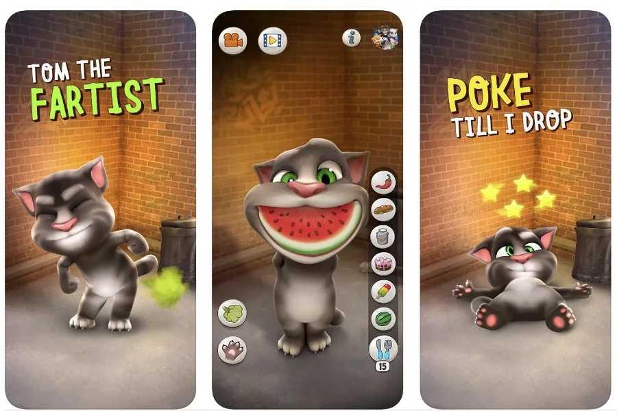 Talking Tom Cat app review on Cool Mom Tech