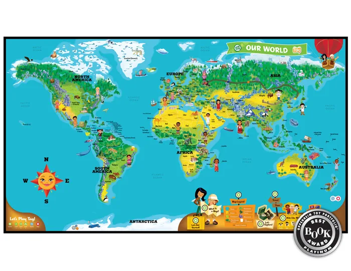 leapfrog tag world map | Cool Mom Tech