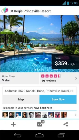 Gogobot books travel, hotels and restaurants right from your Android. Yay for spontaneity!