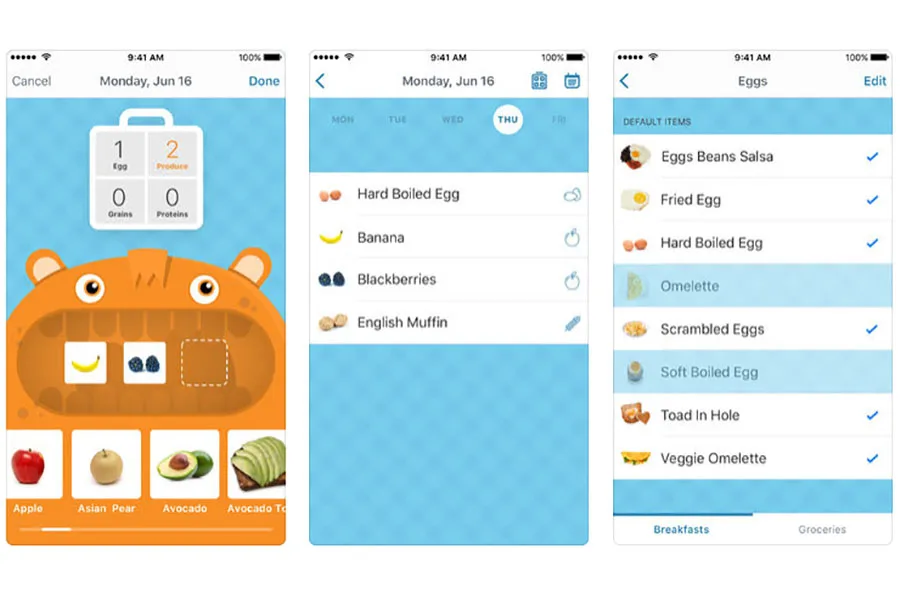 LaLa Breakfast Meal Planning App for Kids