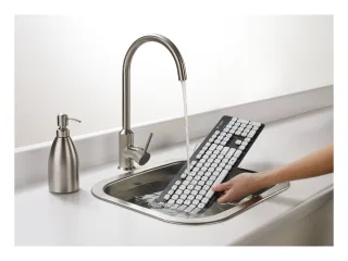 Logitech Washable Keyboard. Washable. As in, washable. Seriously.