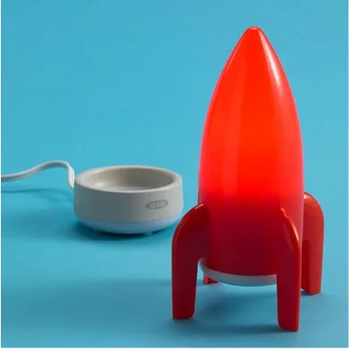 To the moon! Or at least, the bathroom in the middle of the night.