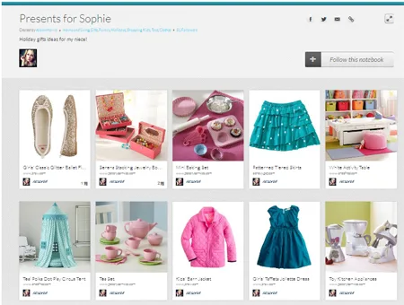 3 Springpad Notebooks that you’re going to love – Holiday Wish Lists, Cool Music, and Party Planning