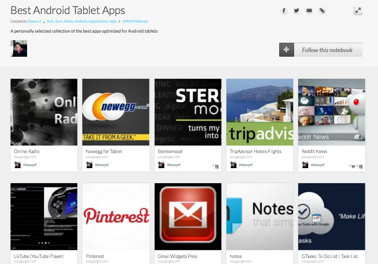 3 Springpad Notebooks that you’re going to love: Android Apps, Classic Movies, and Great Recipes