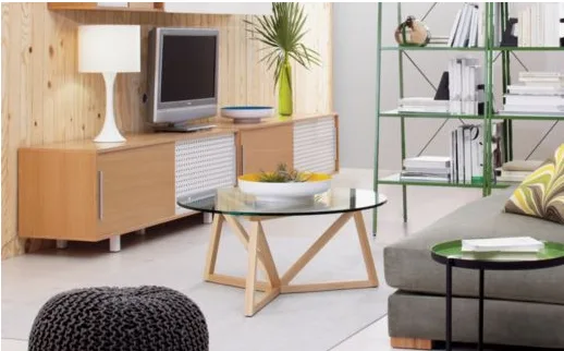 A retro-modern media console for a modern age