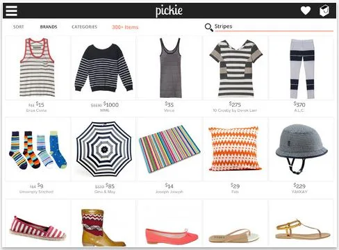 Pickie for iPad makes shopping on an iPad way more fun–and way more easy.