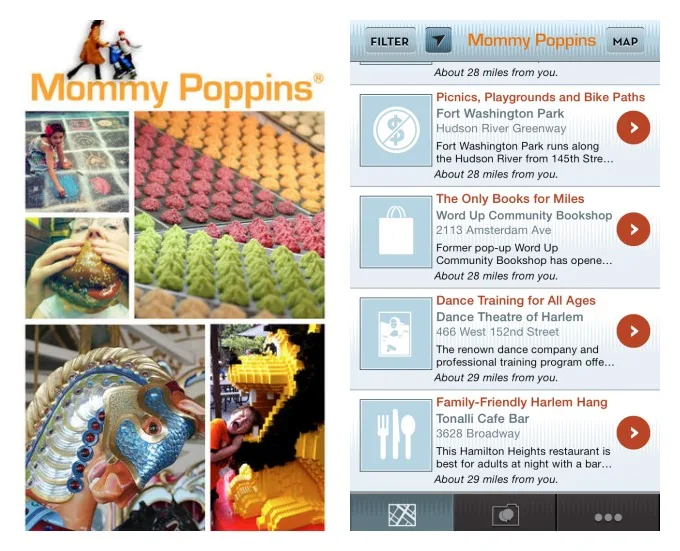 The new Mommy Poppins Kids On The Go App: Never spend another weekend wondering what to do with the kids