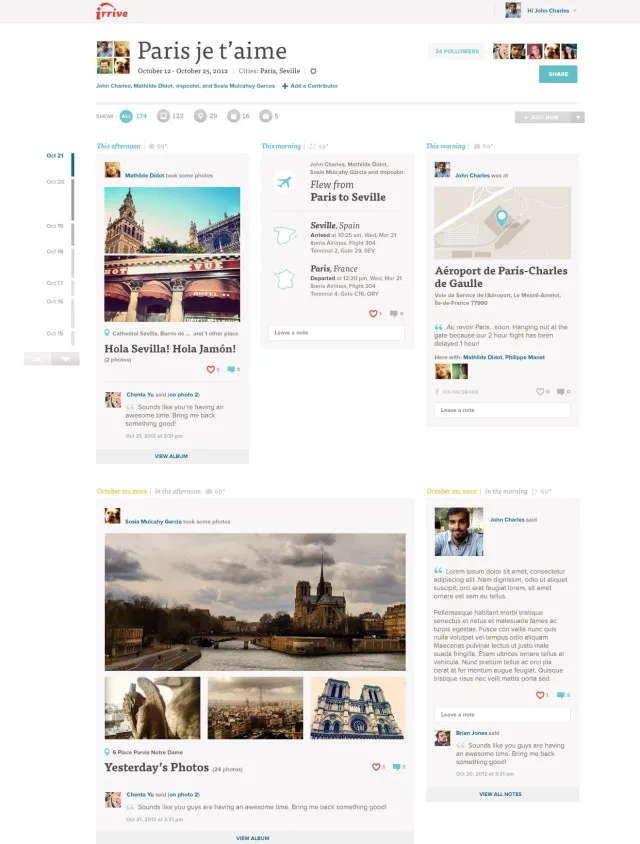 Scrapbooks get social with Irrive, and we love it. (Also, we want to travel now.)