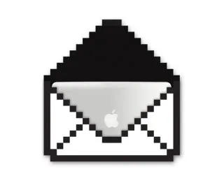 A laptop case from the past