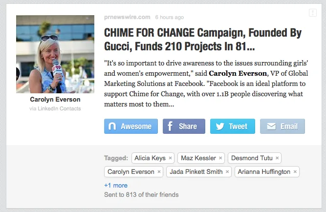 newsle: a brilliant way to keep up with everyone in your social networks–without going to your social networks.