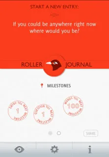 An amazing interactive journal app that feels so much cooler to write in than a journal