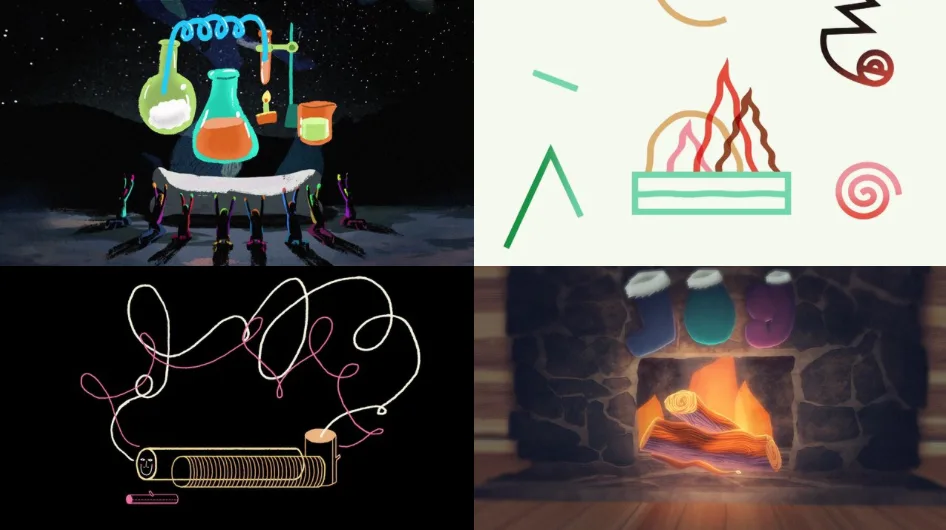 Yule Log 2.0 website | Cool Mom Tech