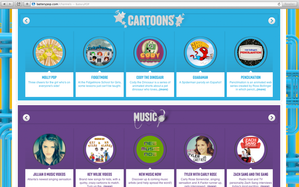 batteryPOP kids' entertainment site | Cool Mom Tech