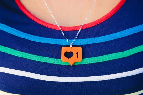 Instagram LIKE Necklace | Cool Mom Tech