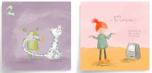 Hello Ruby: A picture book to get girls excited about programming.