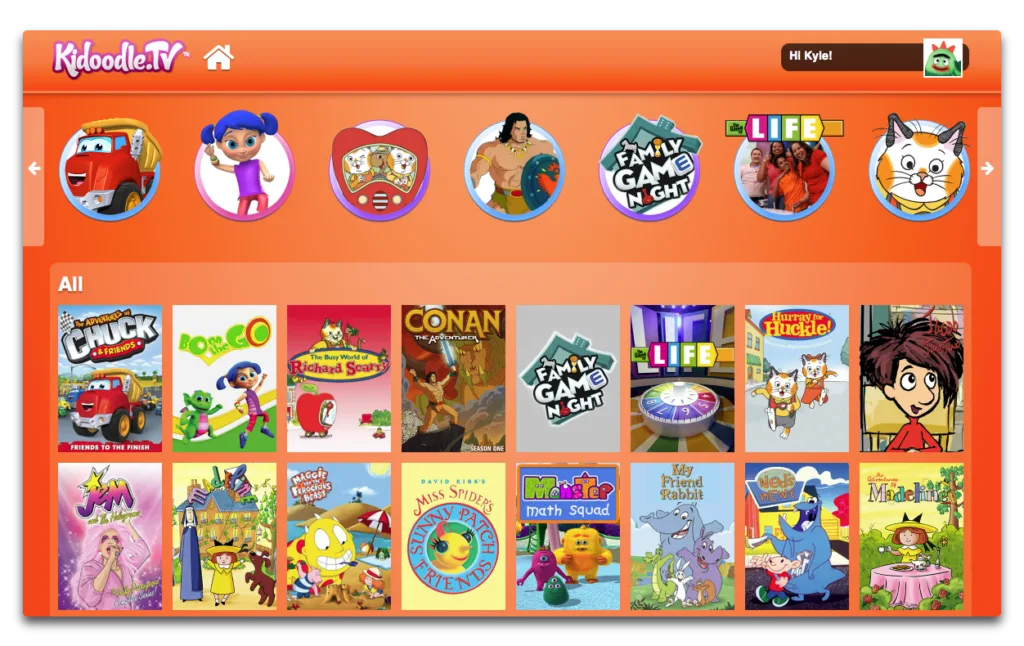 Safe YouTube alternatives for kids: Kidoodle.tv