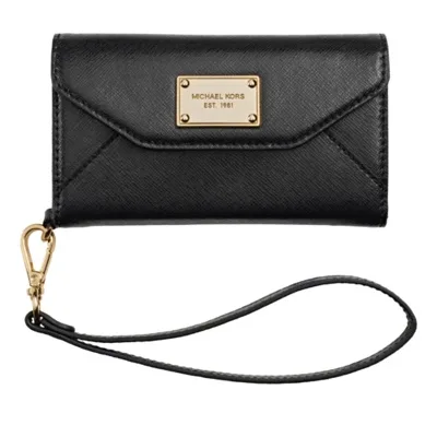 Ooh, swanky designer iPhone wallet clutch from Michael Kors.