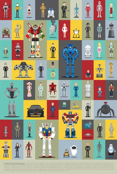 Robot poster -Synthespians by Scott Park | Cool Mom Tech