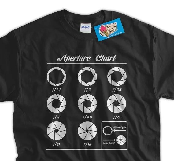 Photography tee- Aperture t-shirt on Etsy