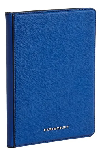 Burberry iPad Mini case in sapphire, now on sale