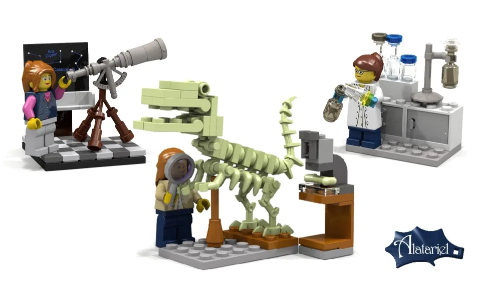 LEGO female scientist sets on Cool Mom Tech