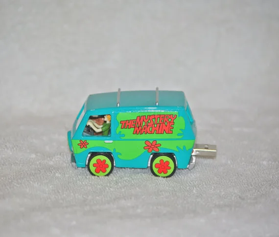 Scooby Doo Mystery machine toy upcycled into a flash drive