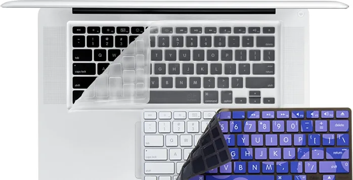 Is it safe to use a keyboard cover on a computer?